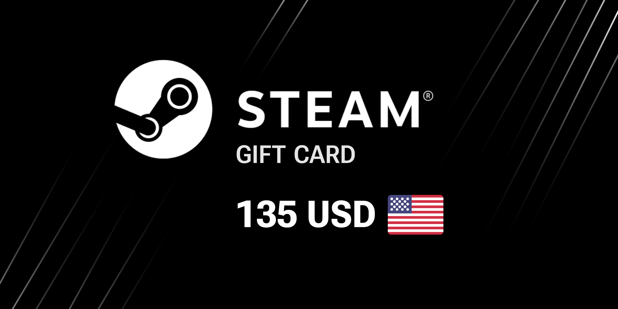 Steam Gift Card 135 USD