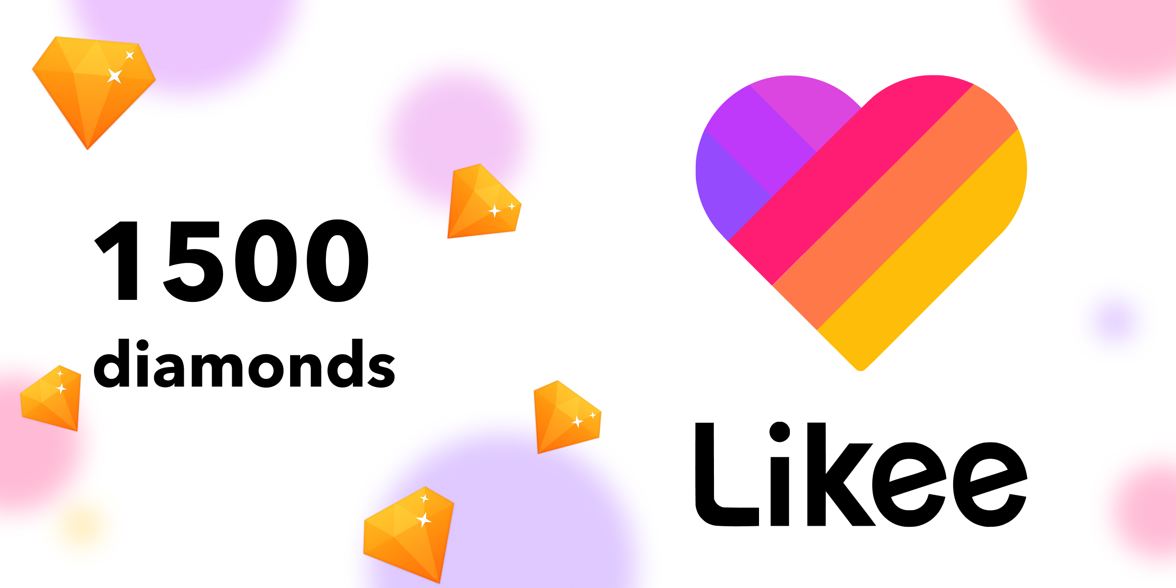 Likee Gift Card 1500 Diamonds