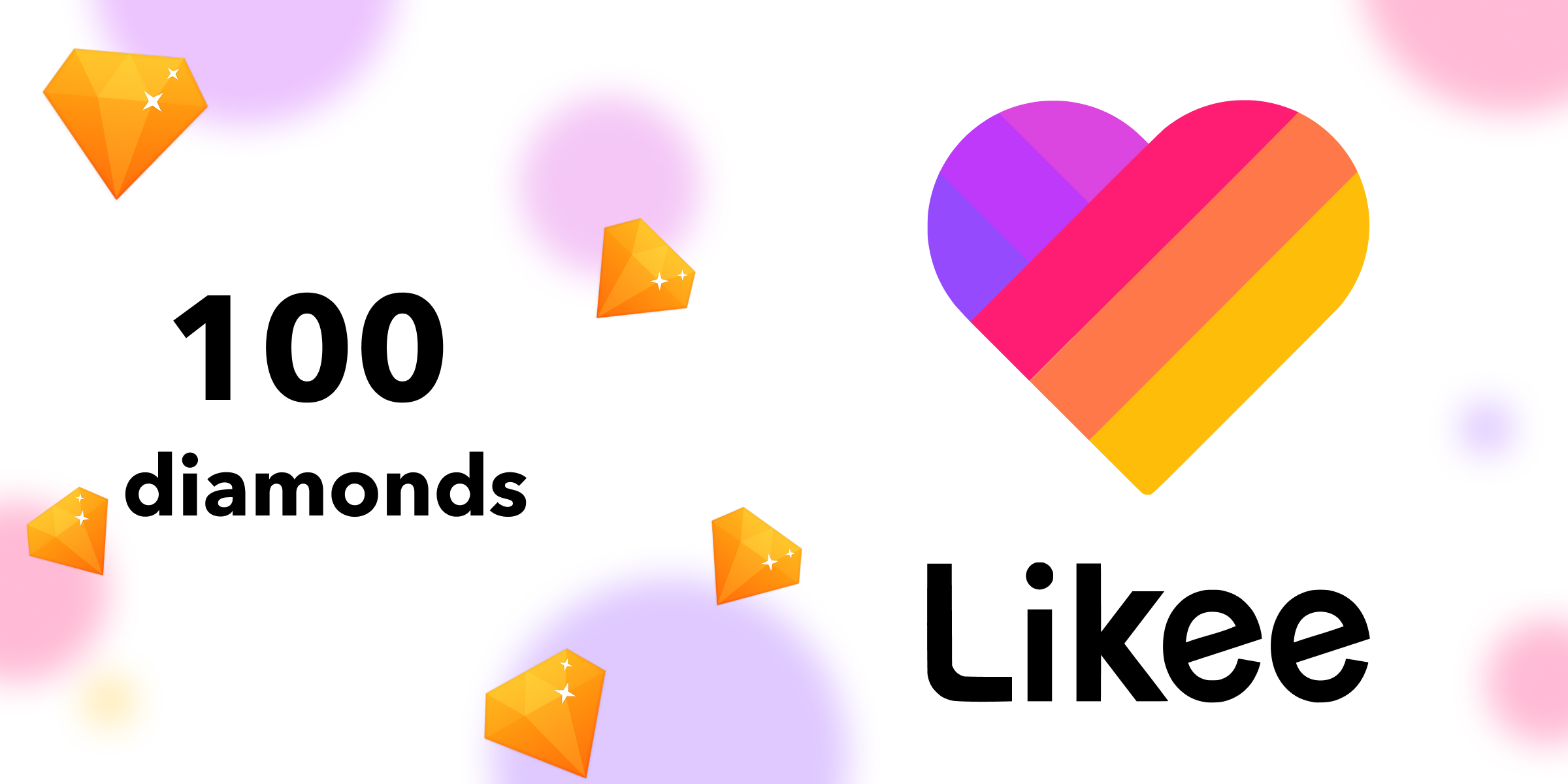 Likee Gift Card 100 Diamonds