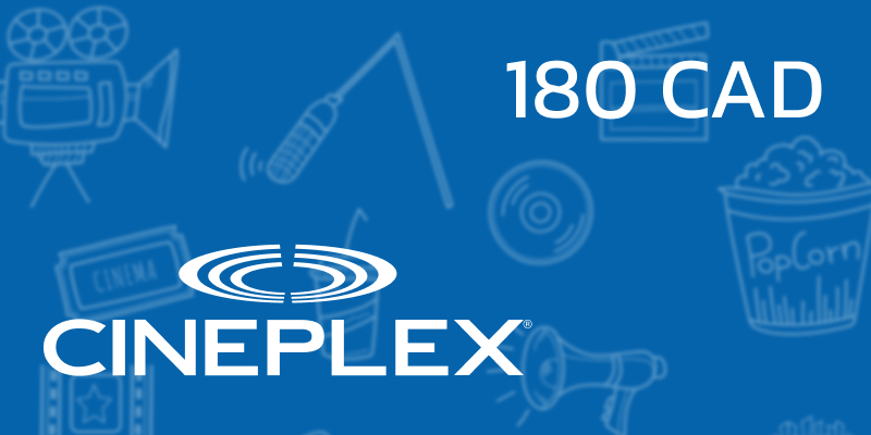 Cineplex Gift Card 180 CAD