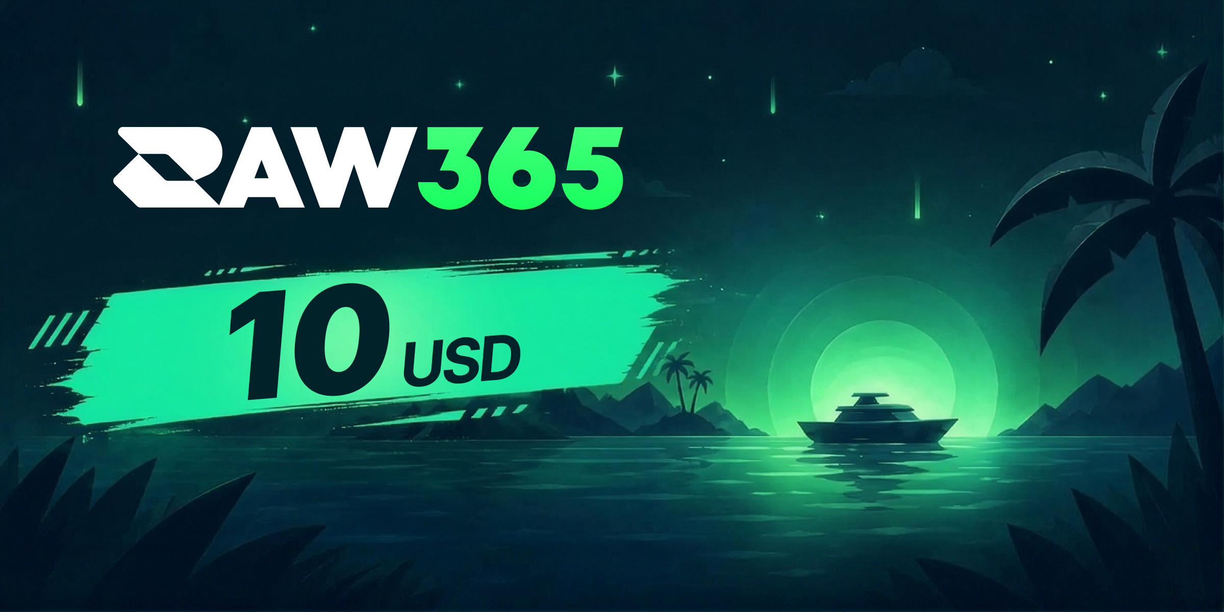 Raw365 Gift Card 10 USD