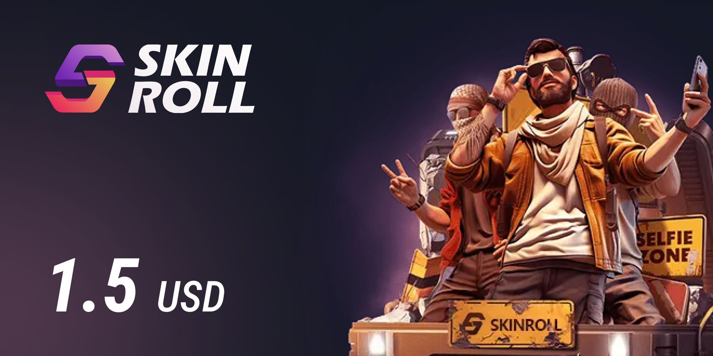 Skinroll 1.5 USD Gift Card