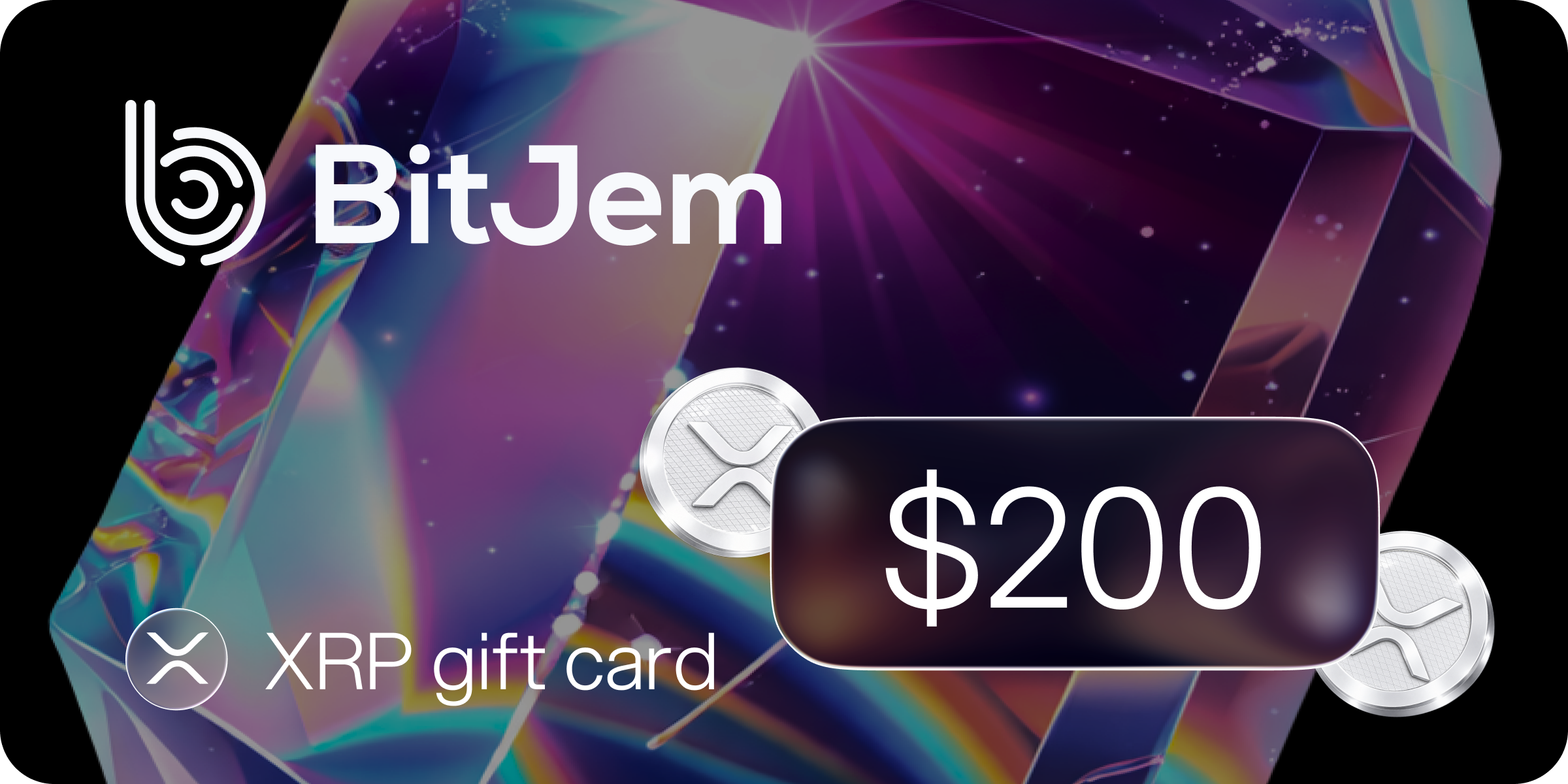 BitJem XRP Gift Card 200 USD