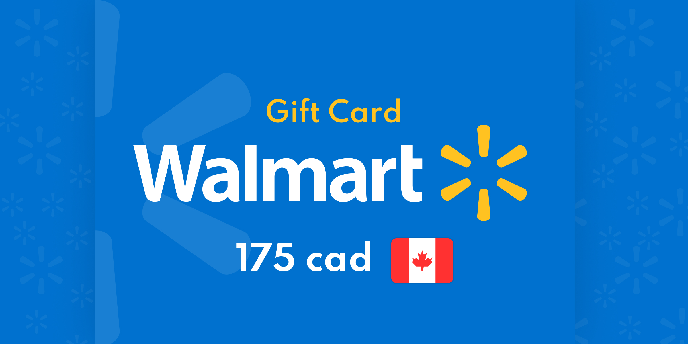 Walmart Gift Card 175 CAD
