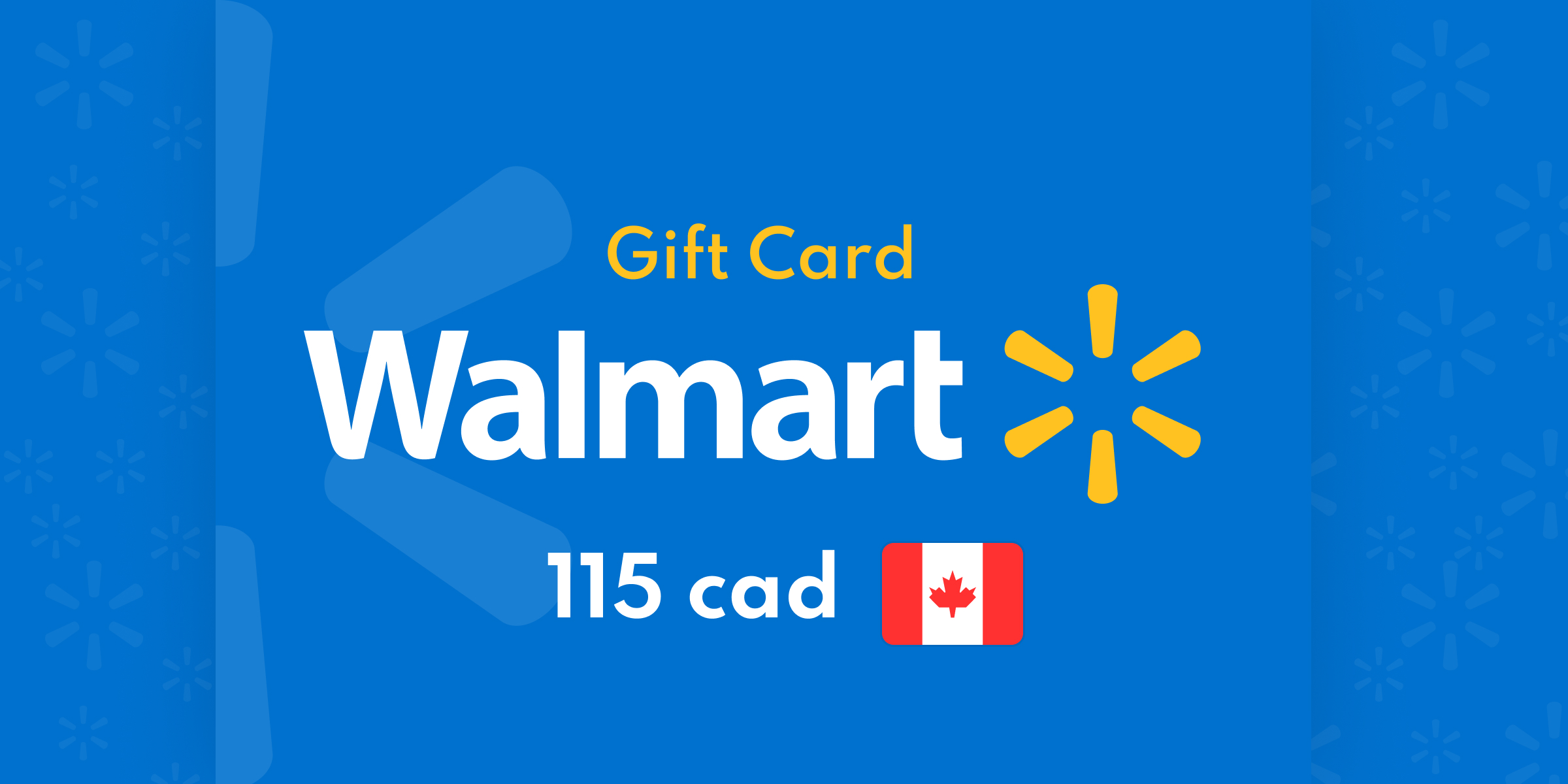 Walmart Gift Card 115 CAD