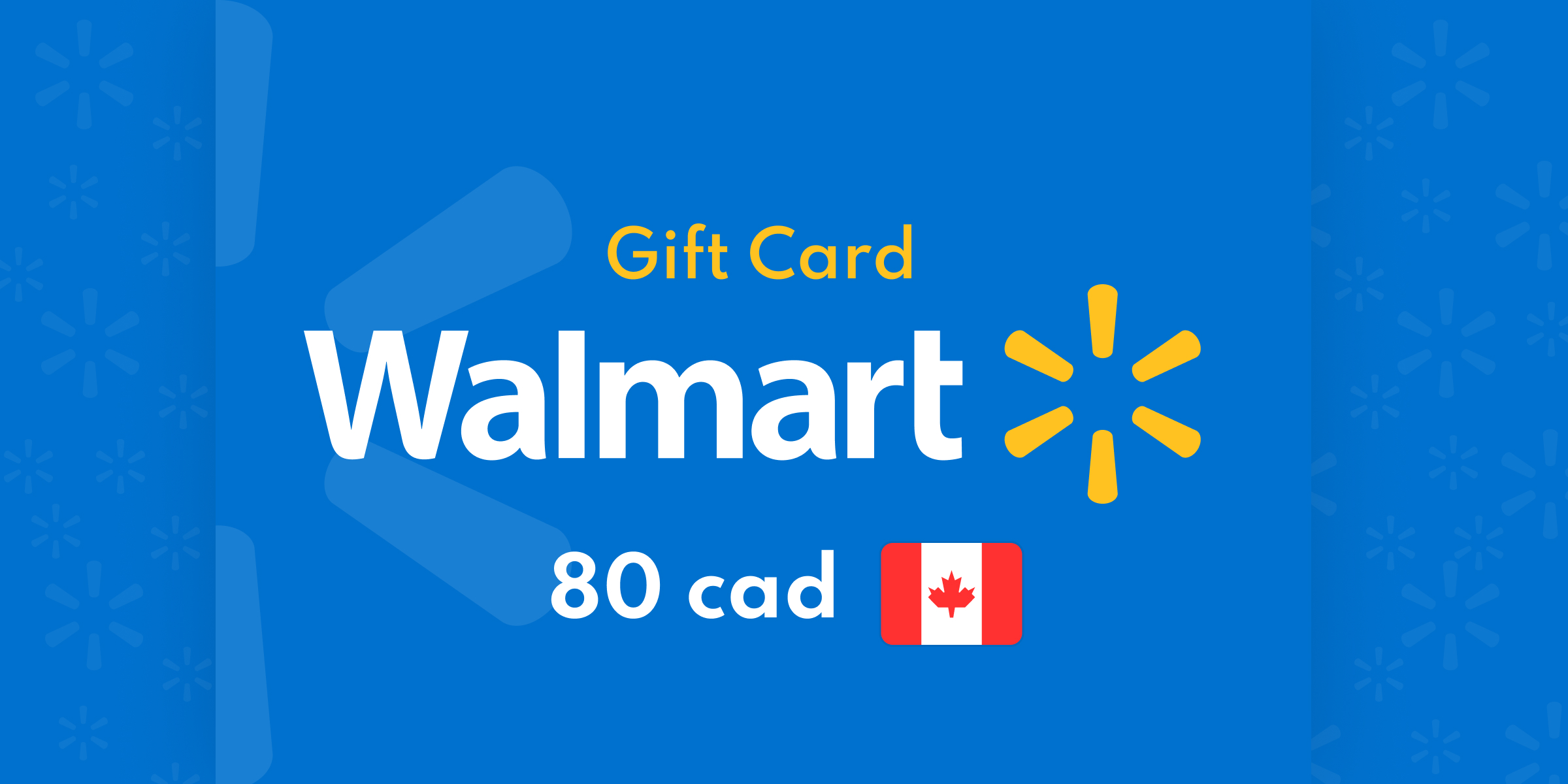 Walmart Gift Card 80 CAD