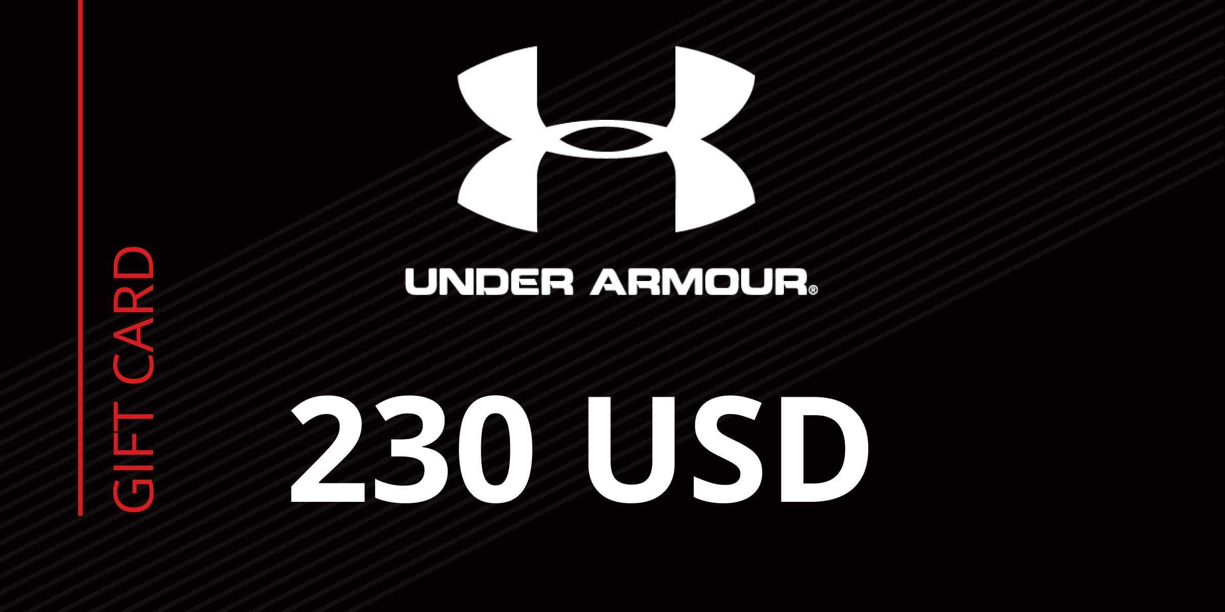 Under Armour Gift Card 230 USD
