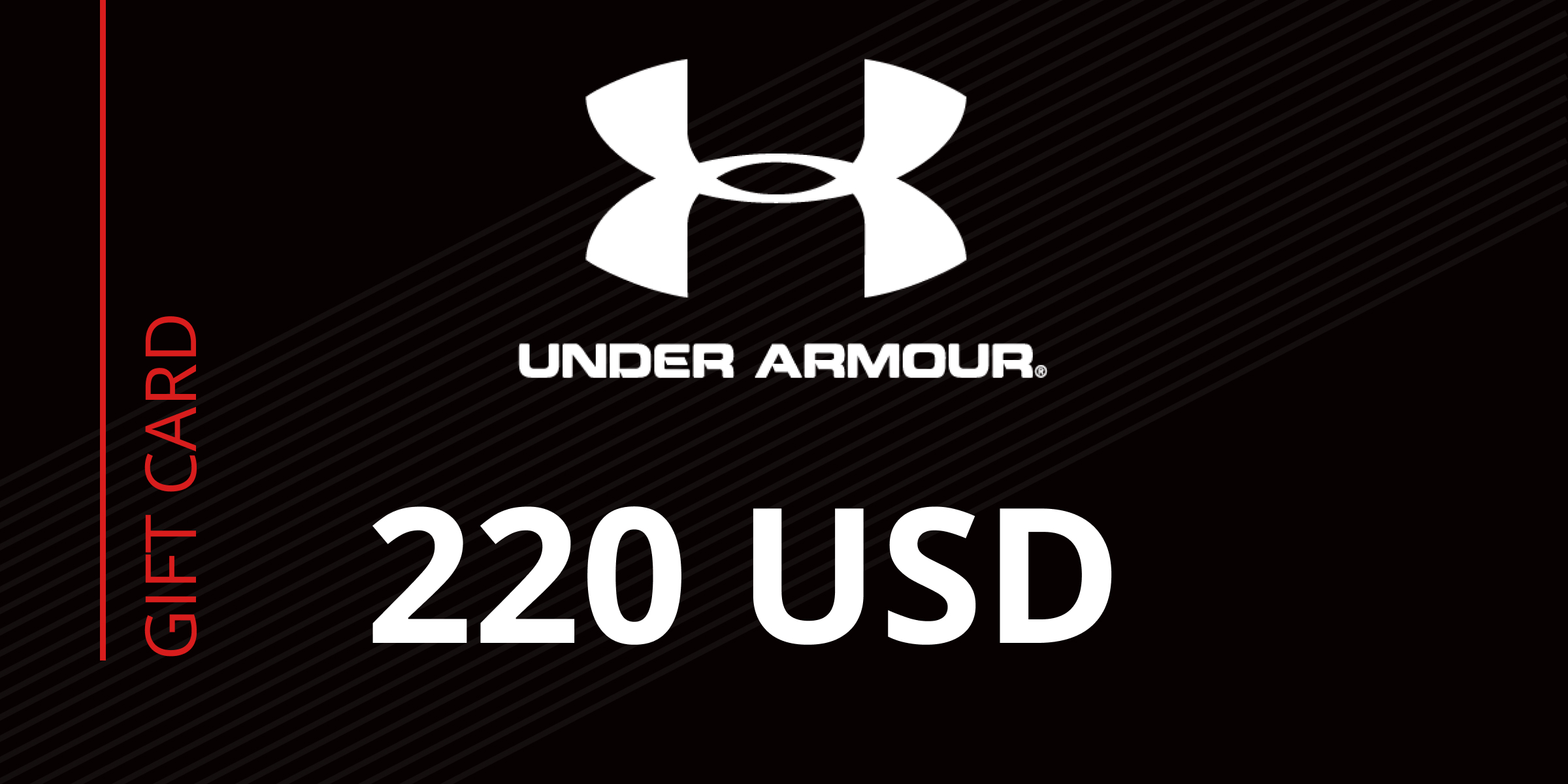 Under Armour Gift Card 220 USD