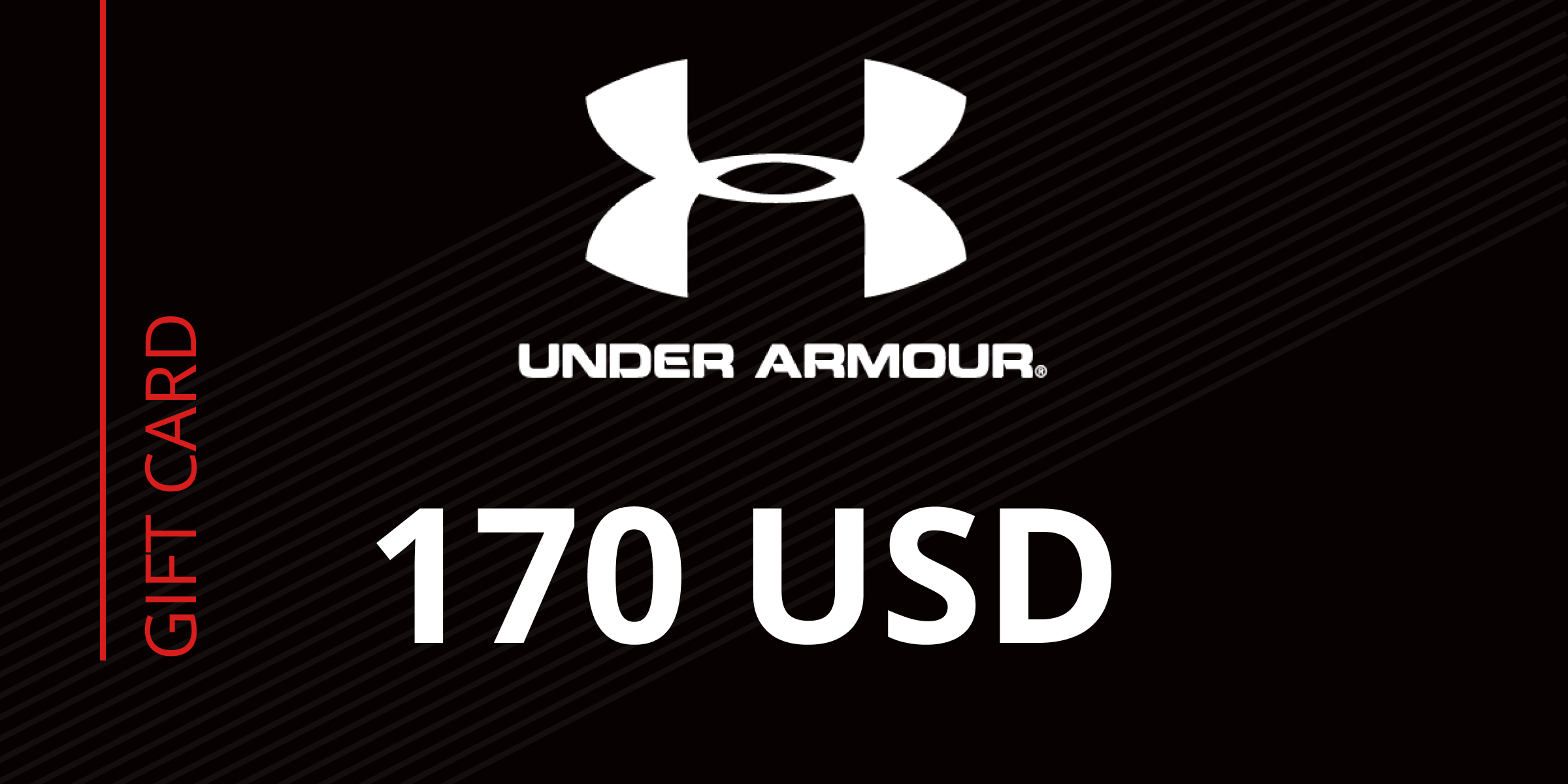 Under Armour Gift Card 170 USD