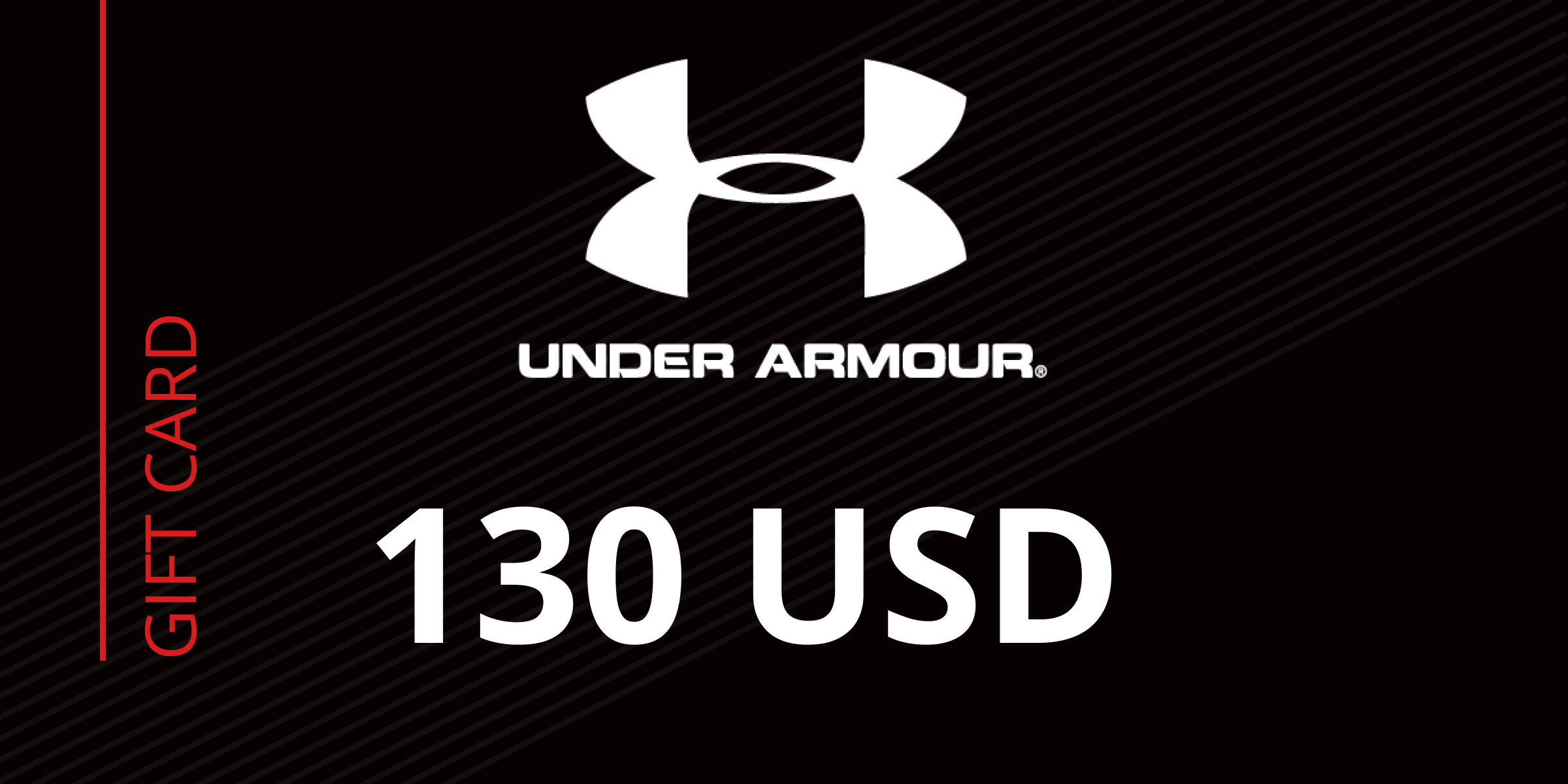 Under Armour Gift Card 130 USD