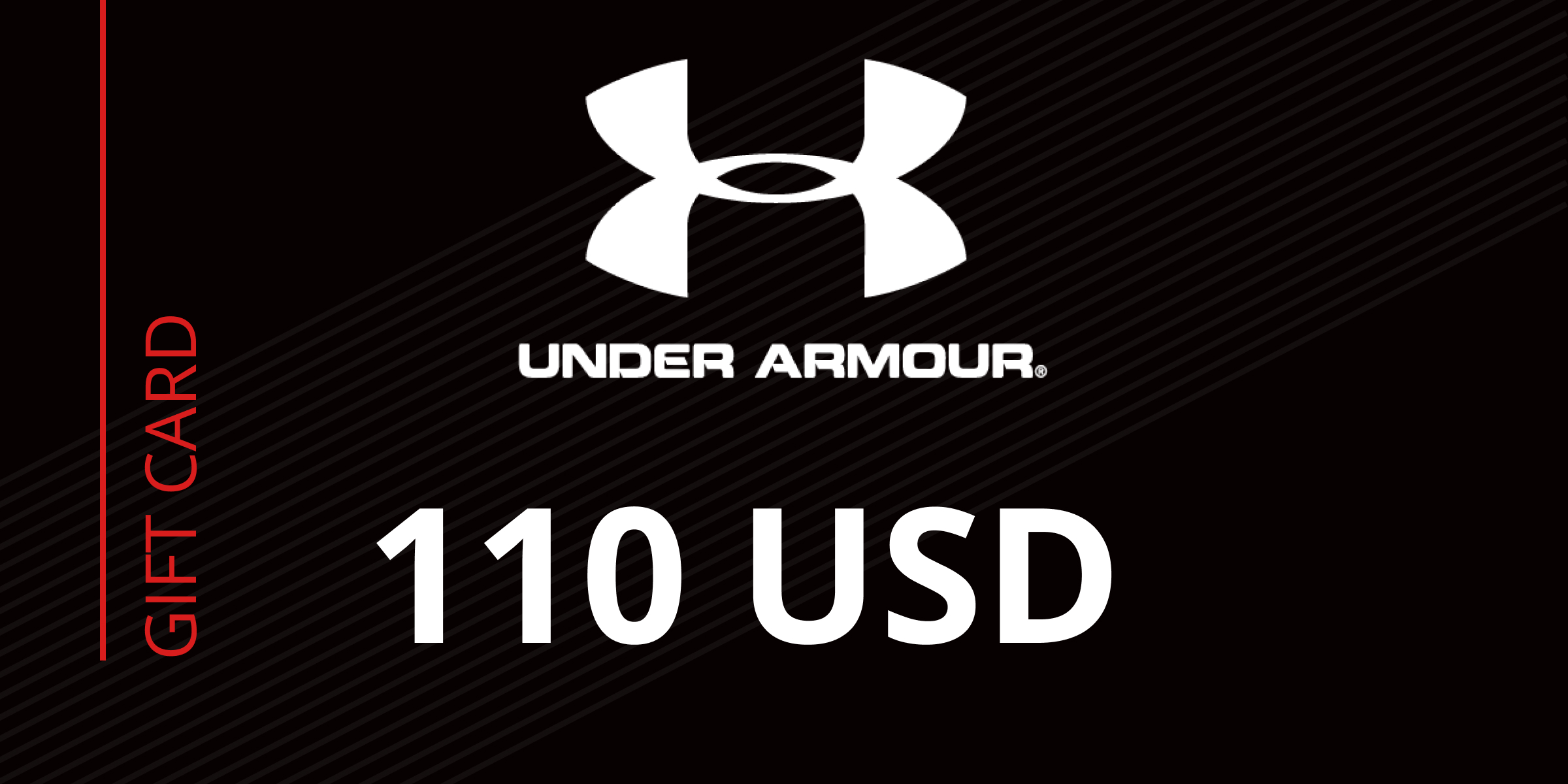 Under Armour Gift Card 110 USD