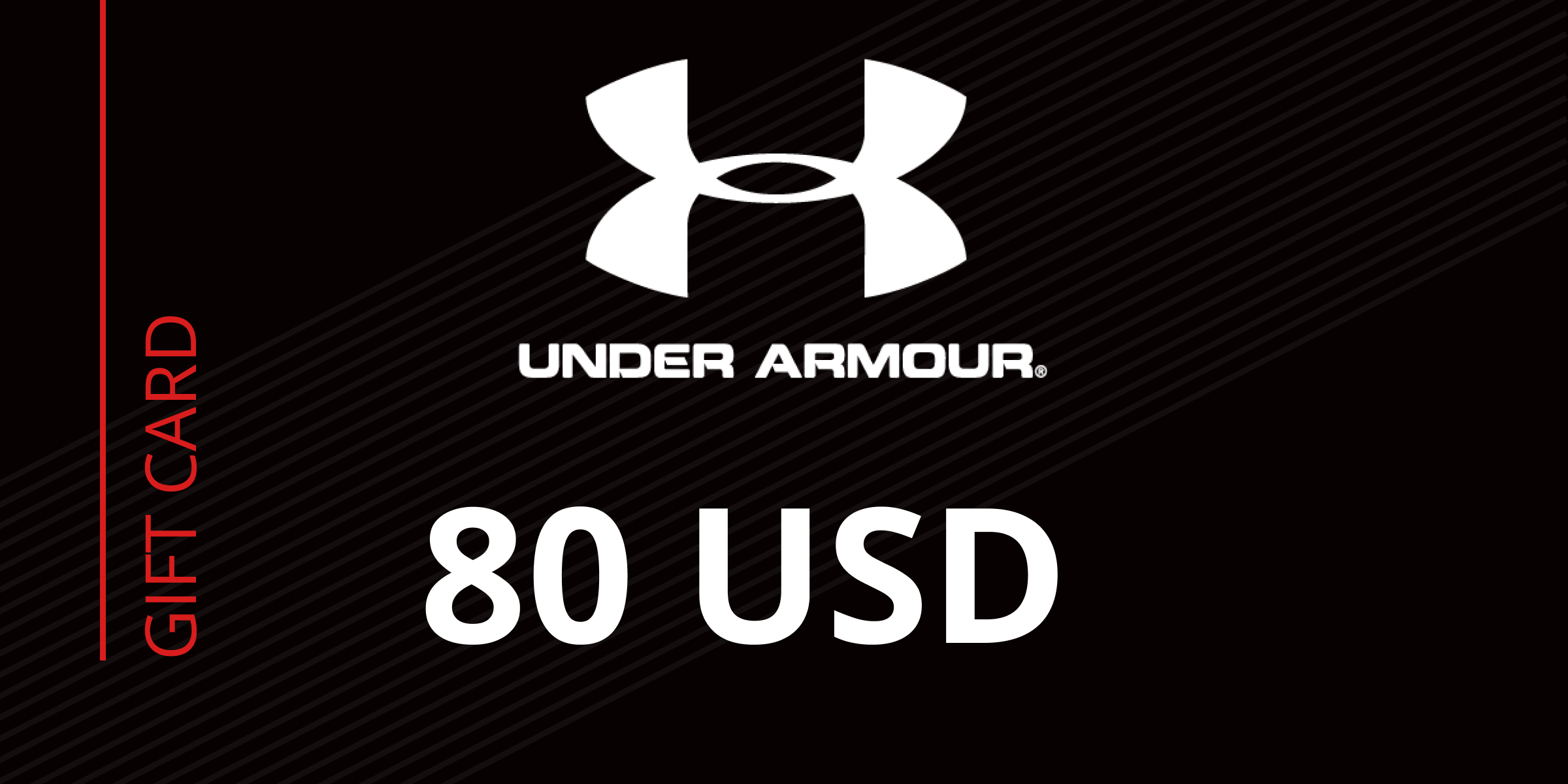 Under Armour Gift Card 80 USD