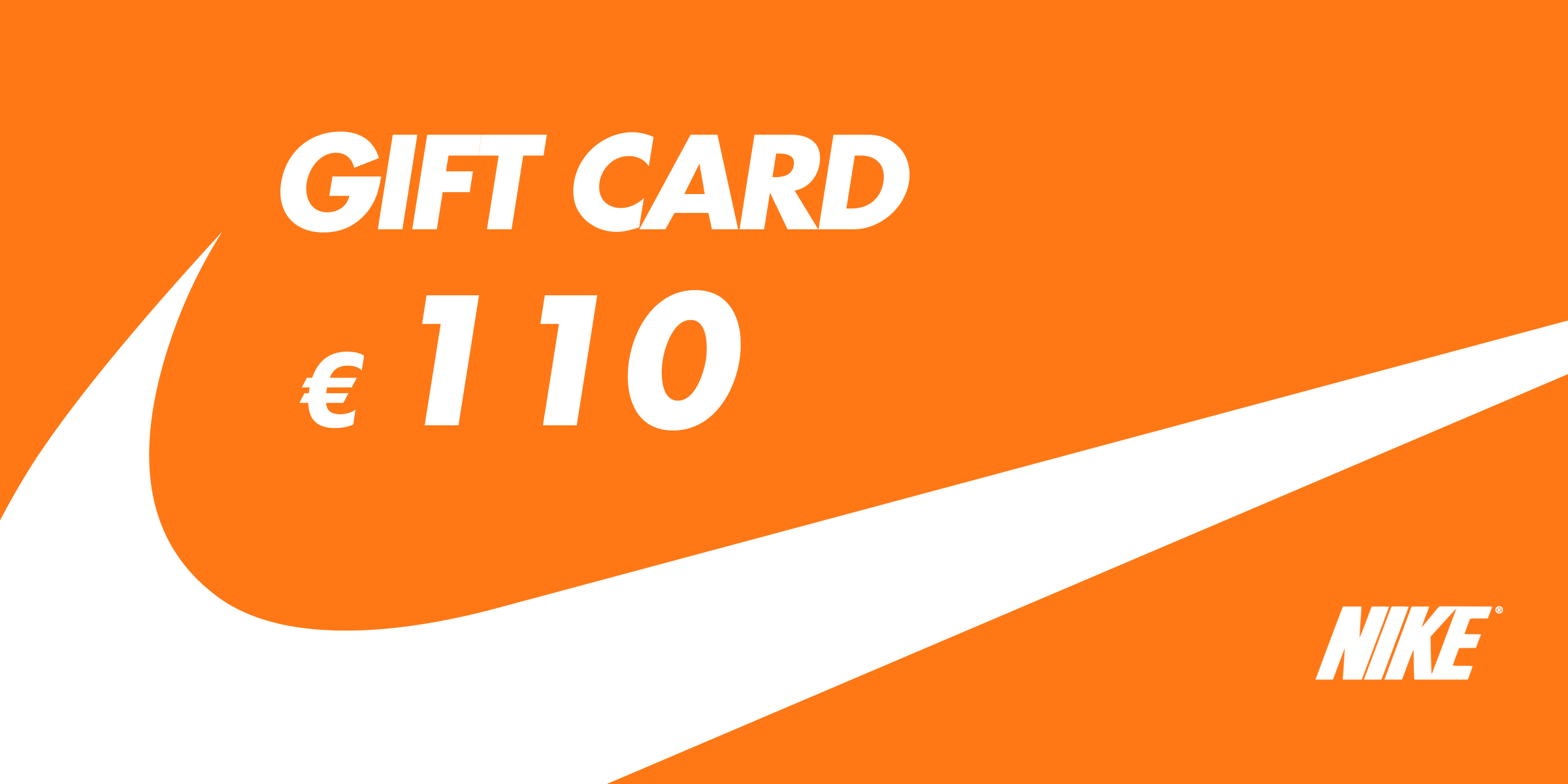 Nike Store Gift Card 110 EUR