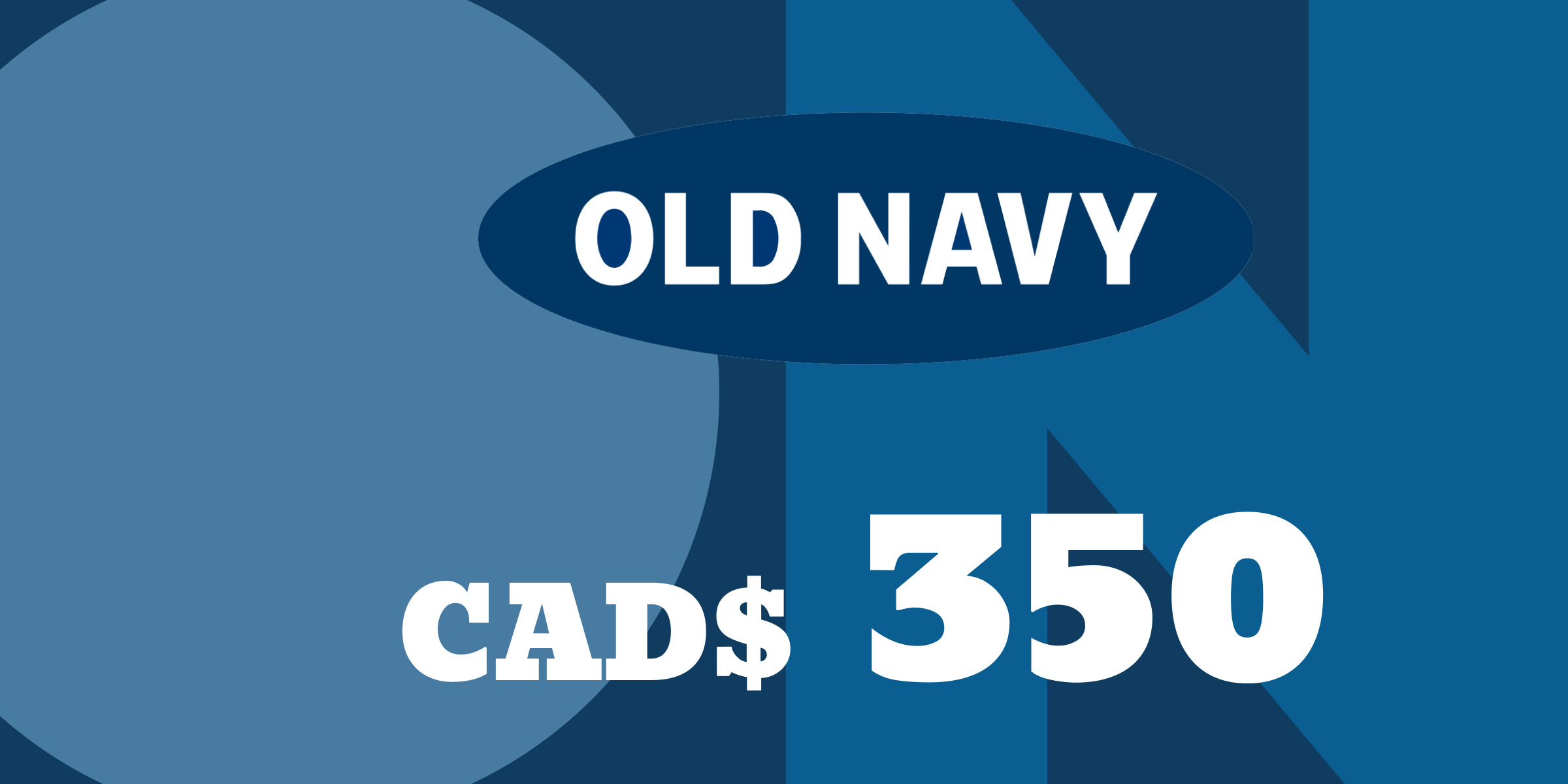 Old Navy Gift Card 350 CAD