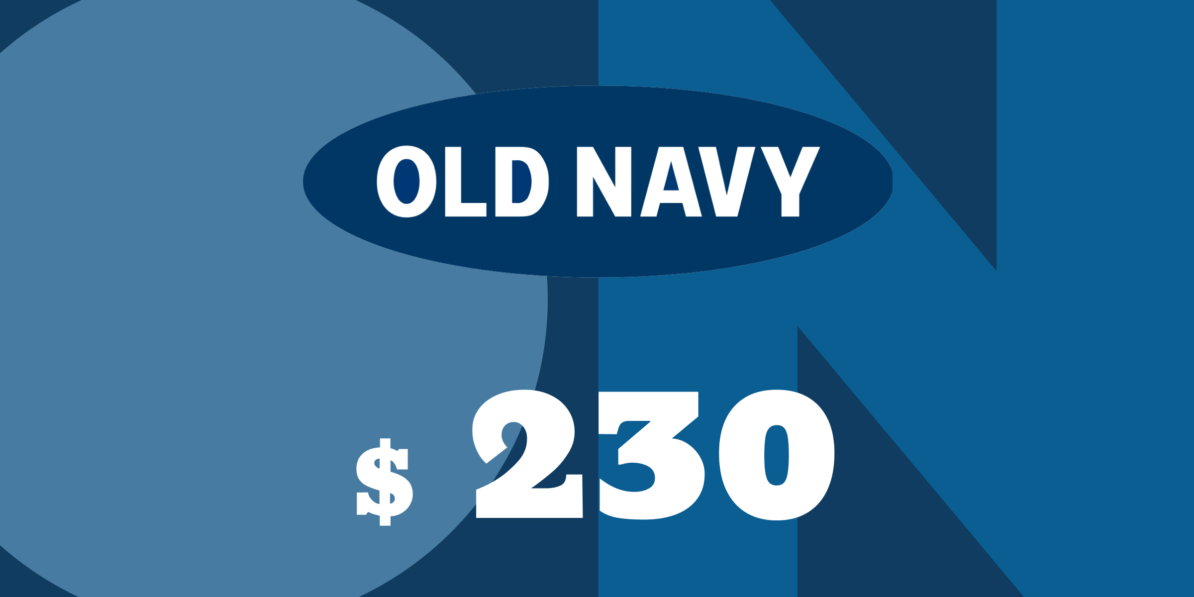 Old Navy Gift Card 230 USD
