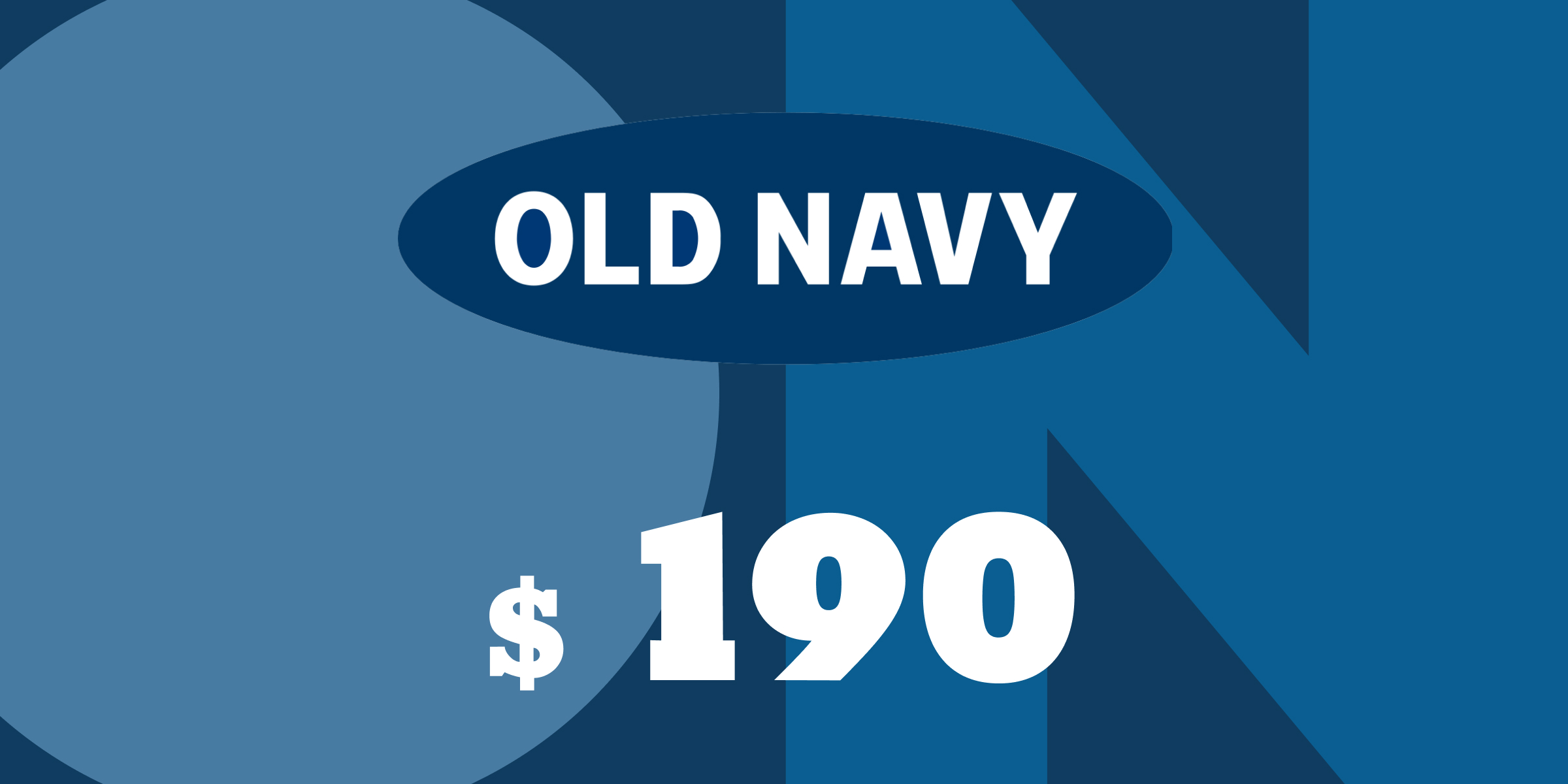 Old Navy Gift Card 190 USD