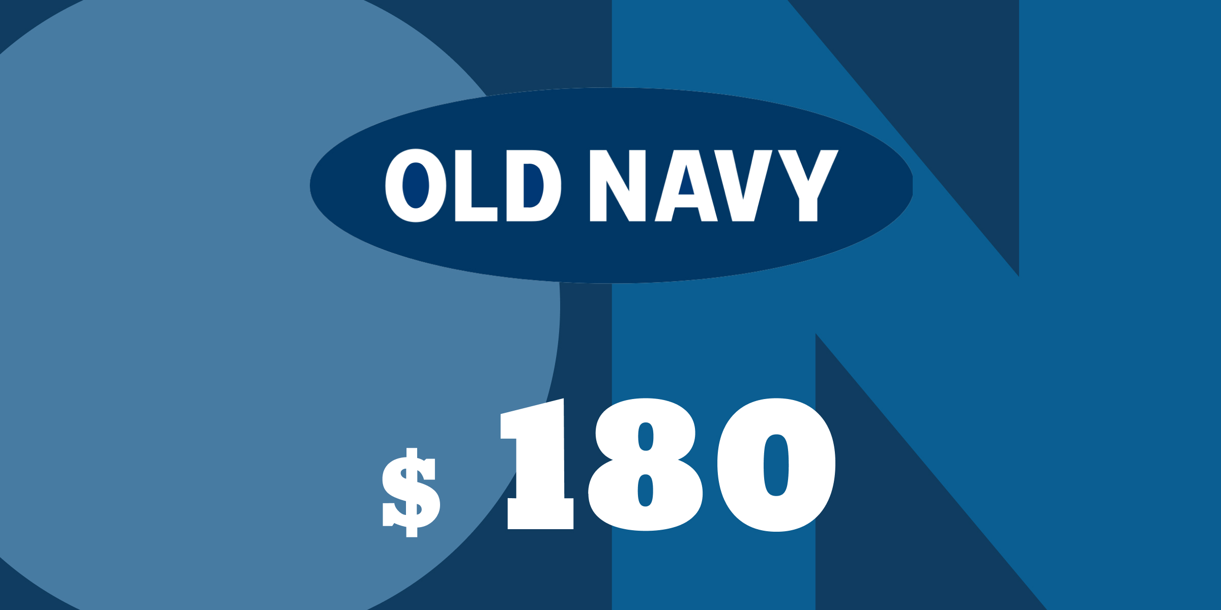Old Navy Gift Card 180 USD