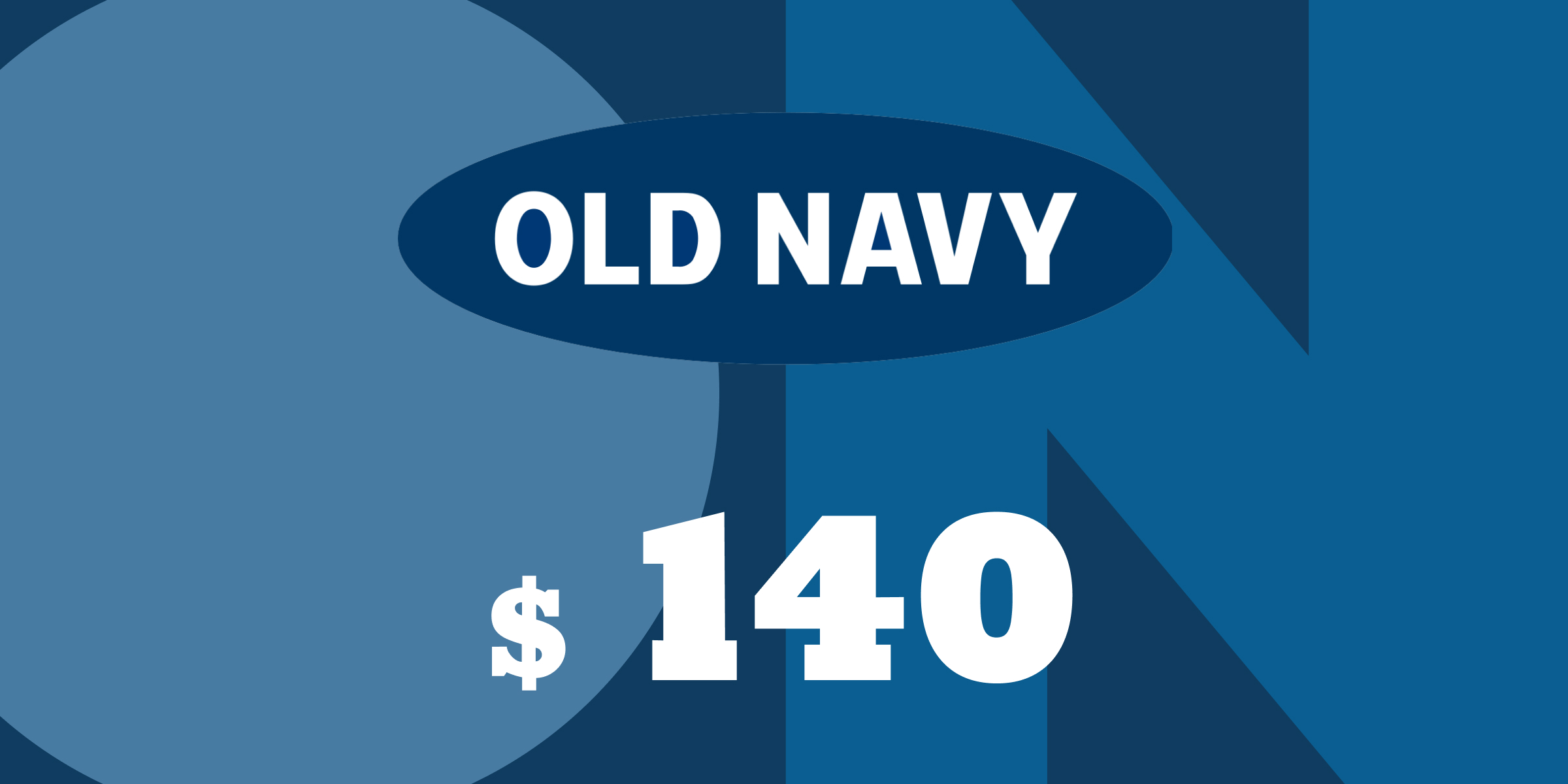 Old Navy Gift Card 140 USD