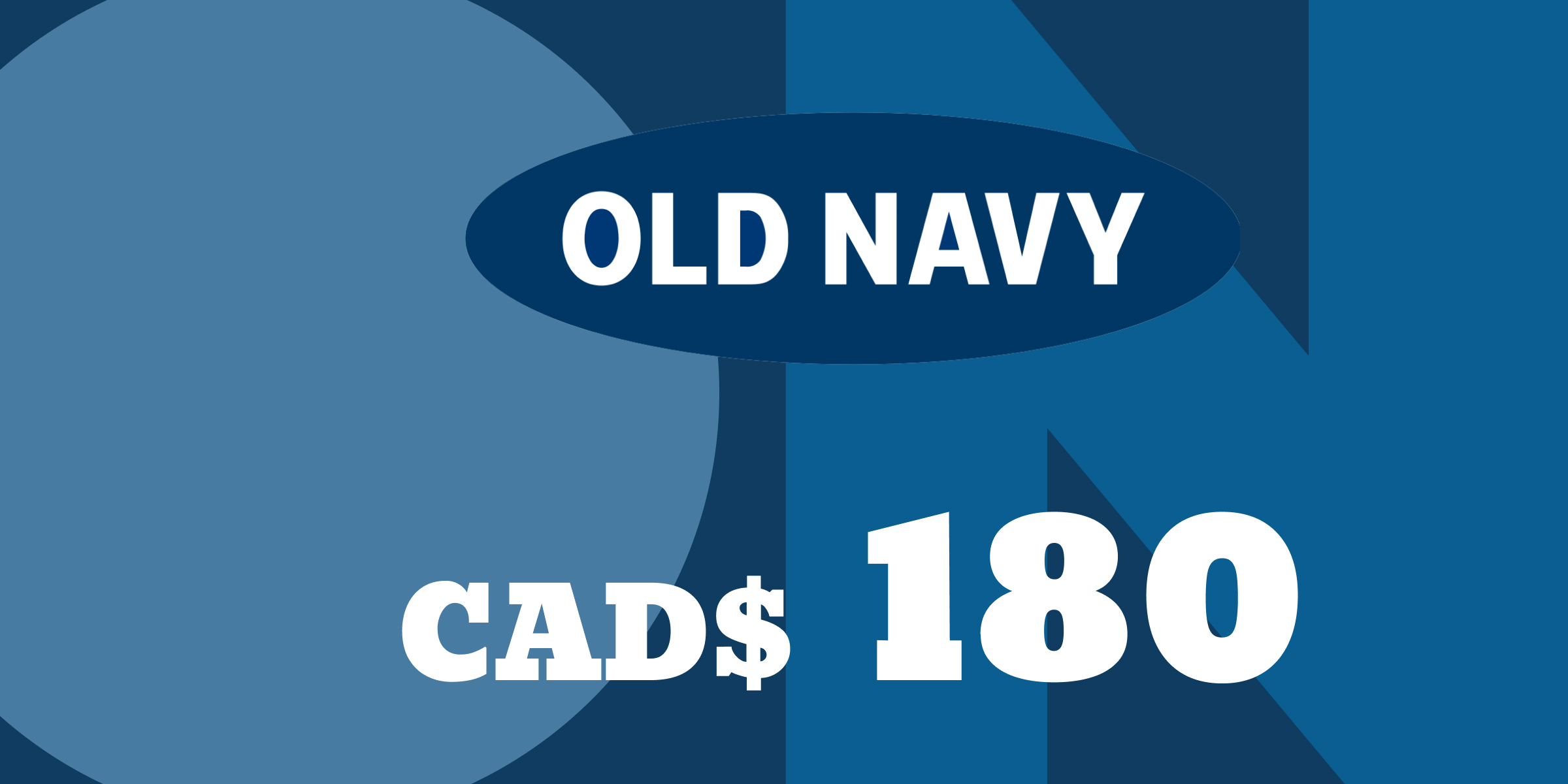 Old Navy Gift Card 180 CAD