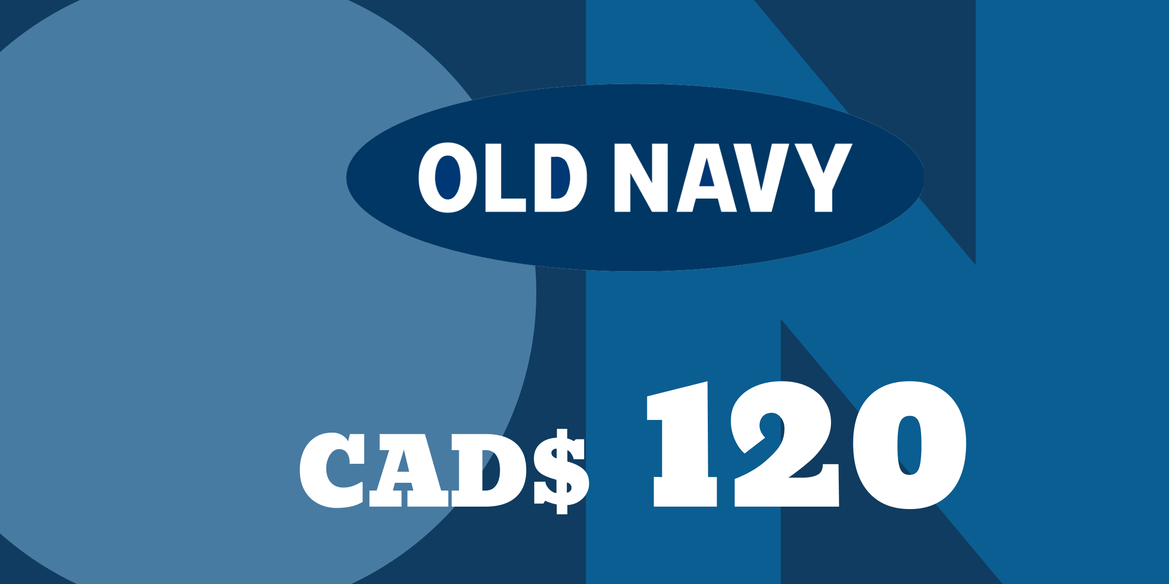 Old Navy Gift Card 120 CAD