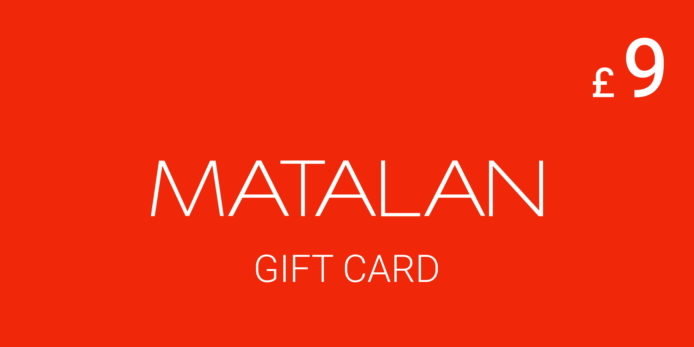 Matalan Gift Card 9 GBP