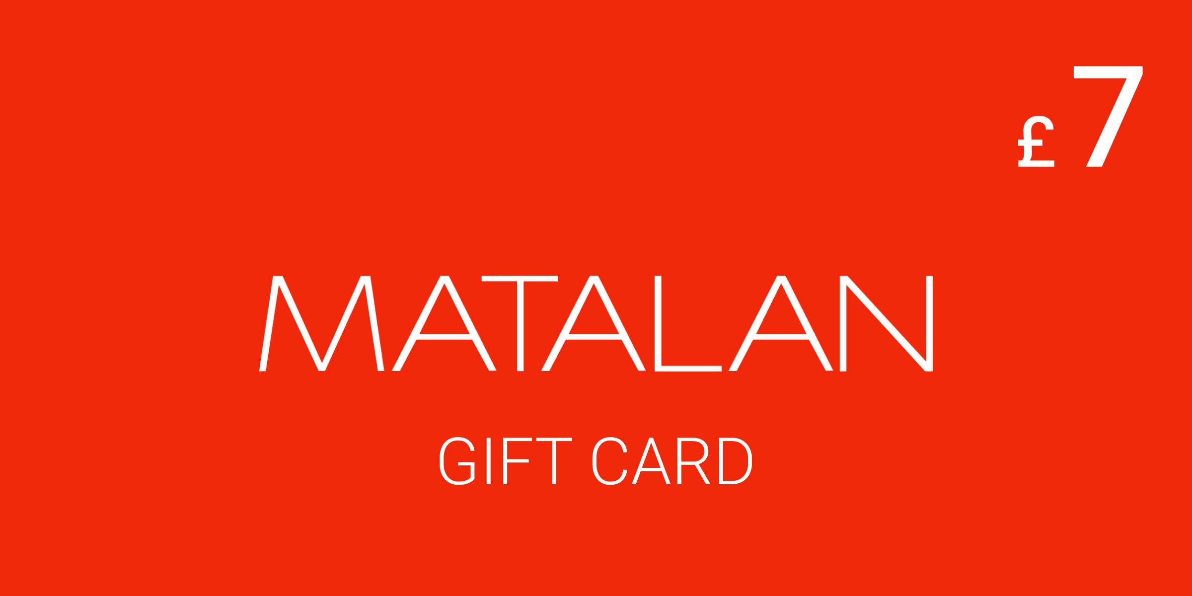 Matalan Gift Card 7 GBP