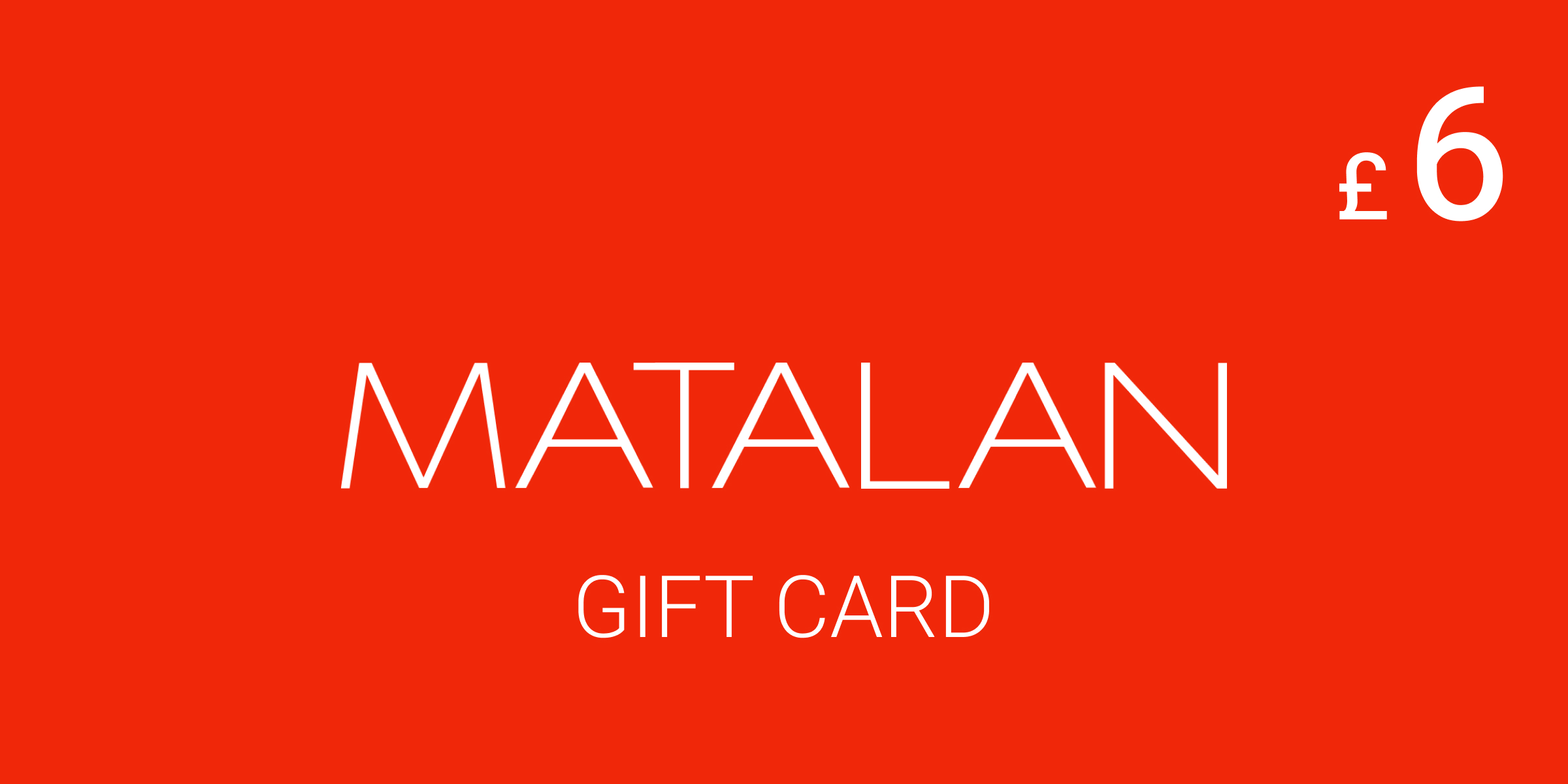 Matalan Gift Card 6 GBP