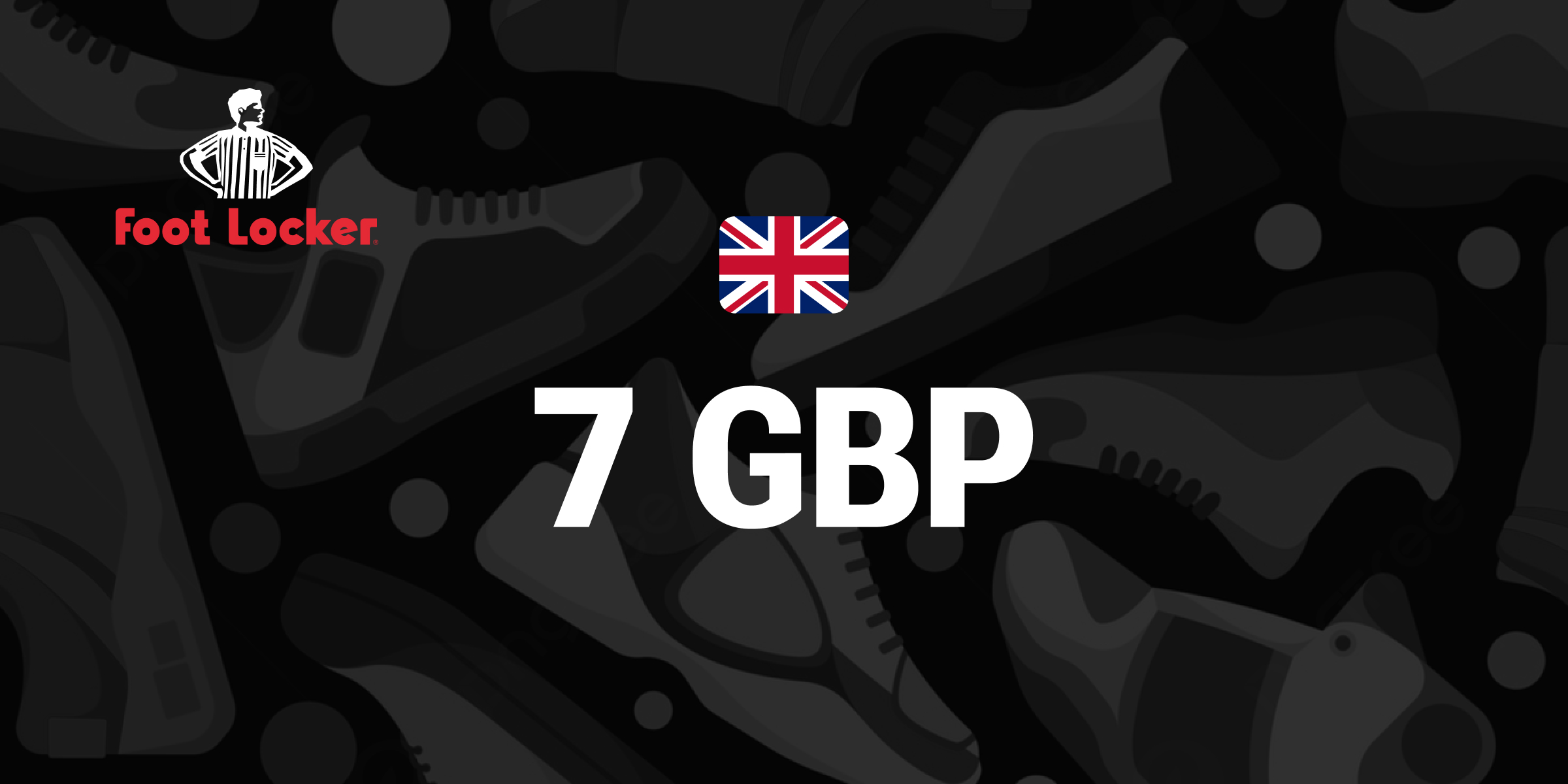 Foot Locker Gift Card 7 GBP