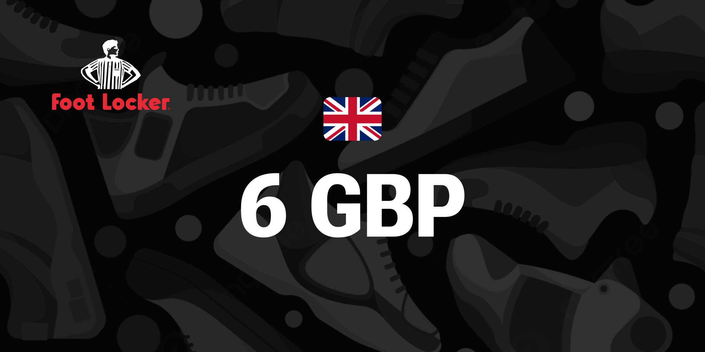 Foot Locker Gift Card 6 GBP