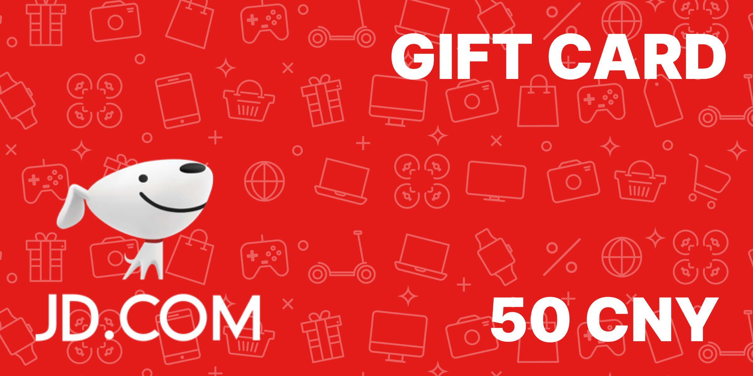 JDcom Jingdong Gift Card 50 CNY