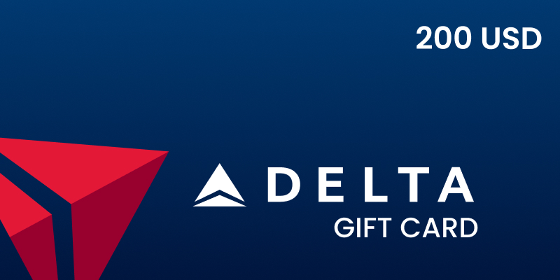 Delta Air Lines Gift Card 200 USD