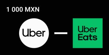 购买 UBER Ride and Eats 1000 MXN 