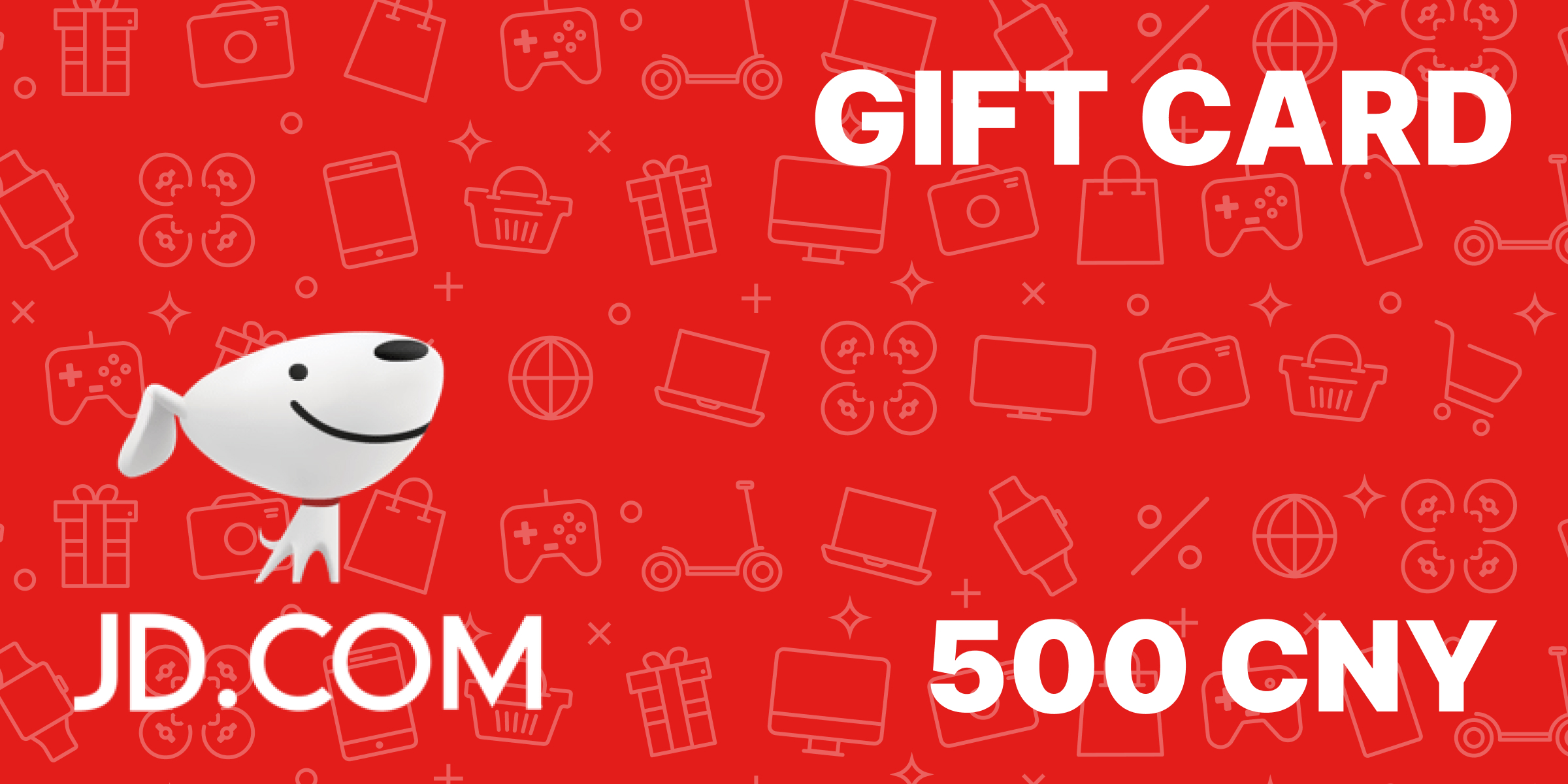 JDcom Jingdong Gift Card 500 CNY