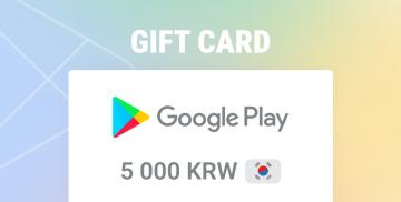 Google Play Gift Card 5000 KRW الشراء