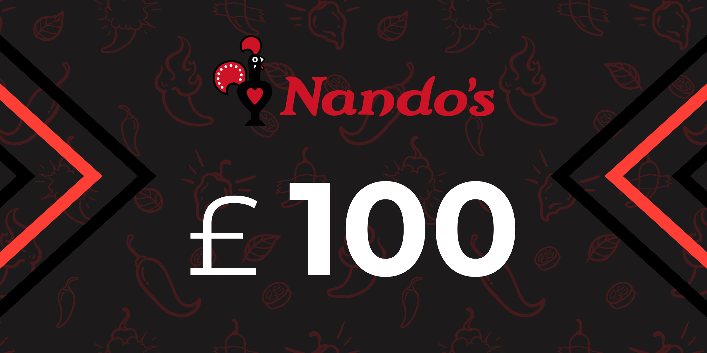 Nandos Gift Card 100 GBP