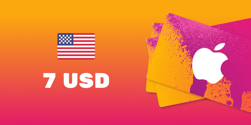 Apple iTunes Gift Card 7 USD