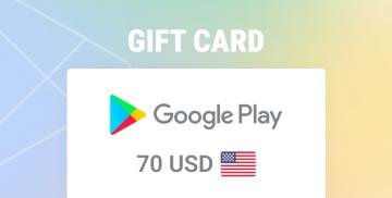 购买 Google Play Gift Card 70 USD