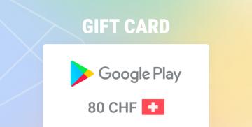 购买 Google Play Gift Card 80 CHF
