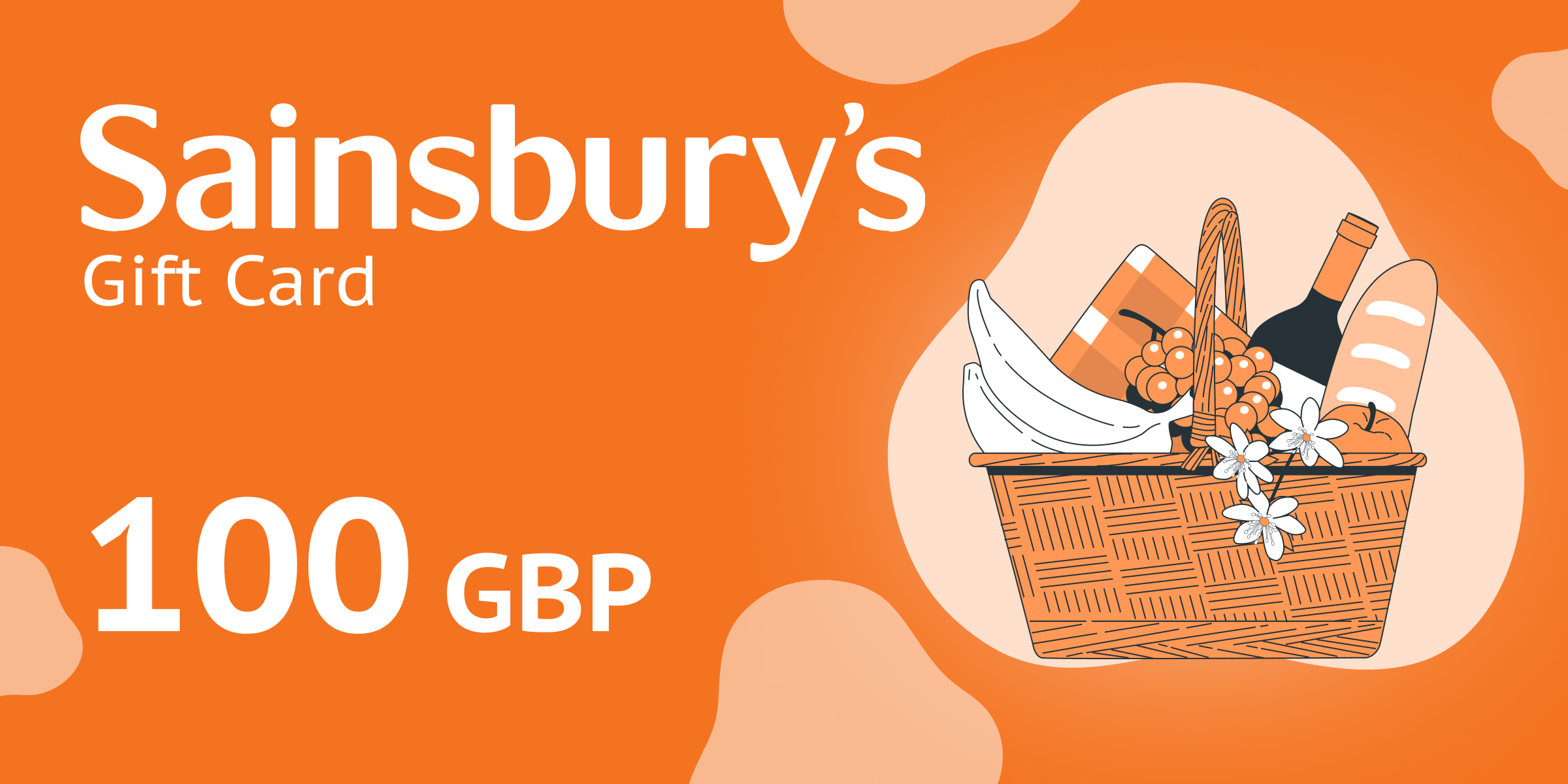 Sainsburys Gift Card 100 GBP