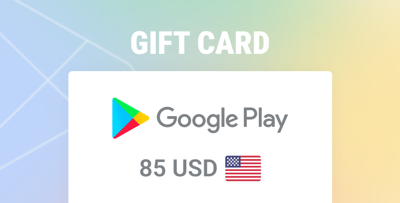 Google Play Gift Card 85 USD