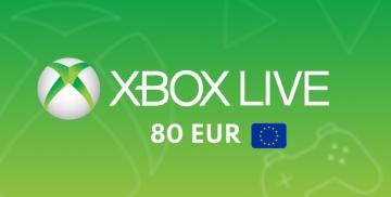 XBOX Live Gift Card 80 EUR الشراء