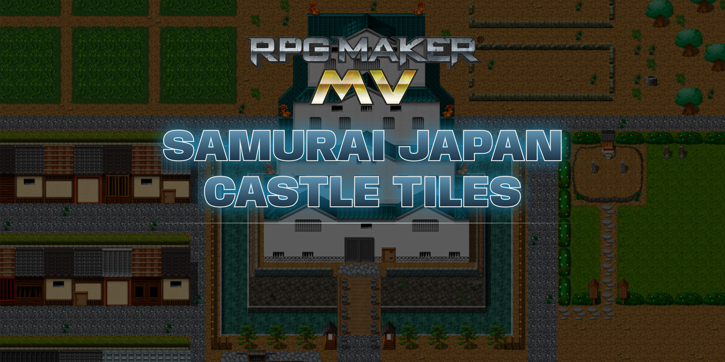 RPG Maker MV Samurai Japan Castle Tiles (DLC)