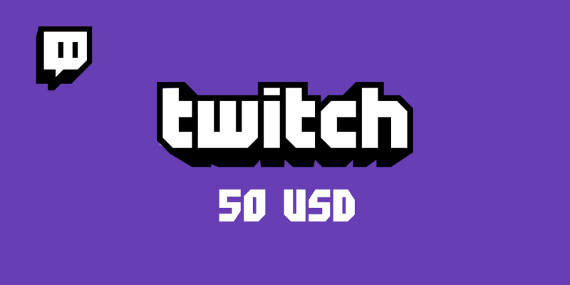 Twitch Gift Card 50 USD