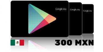 购买 Google Play Gift Card 300 MXN