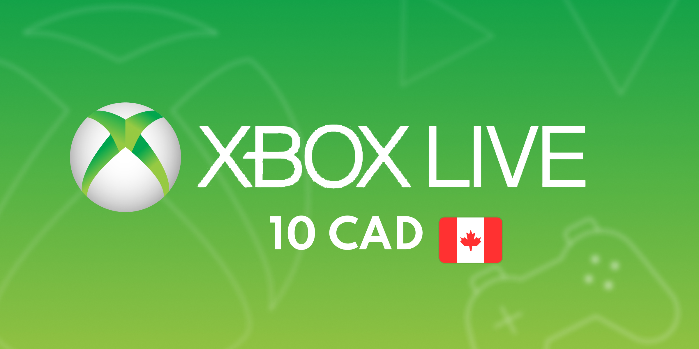 XBOX Live Gift Card 10 CAD