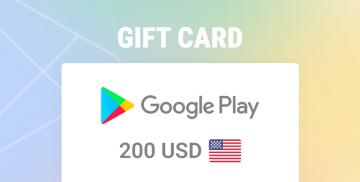购买 Google Play Gift Card 200 USD