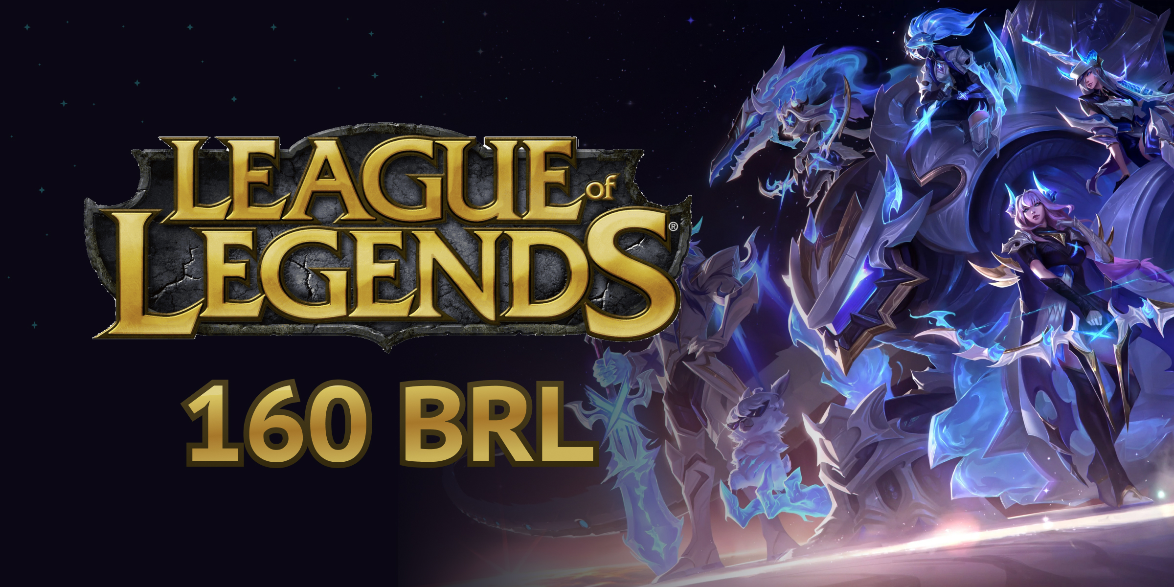 League of Legends Gift Card 160 BRL