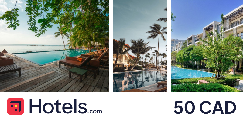 Hotelscom Gift Card 50 CAD