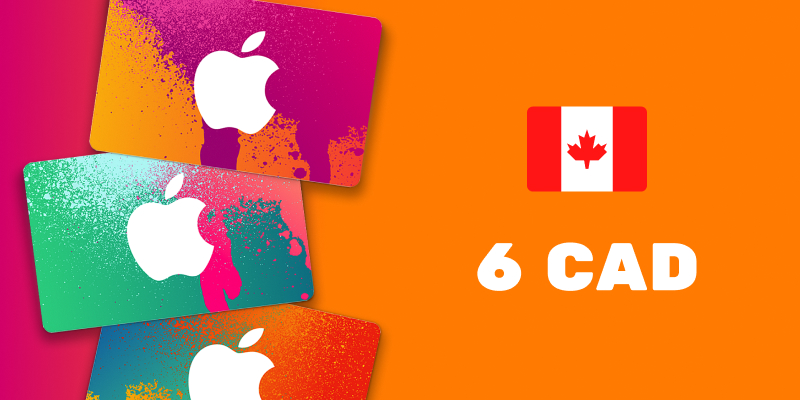 Apple iTunes Gift Card 6 CAD