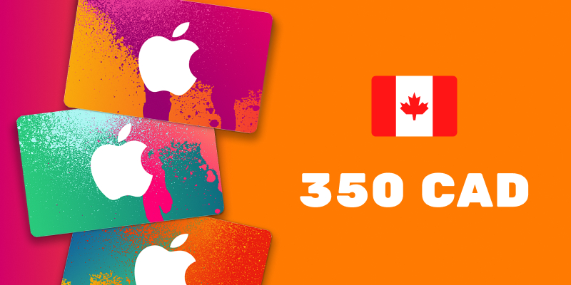 Apple iTunes Gift Card 350 CAD